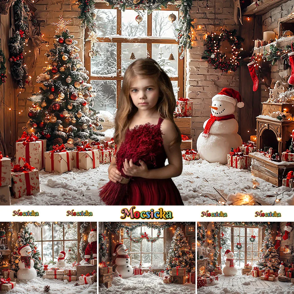 Фон для фотосъемки с изображением рождественской елки