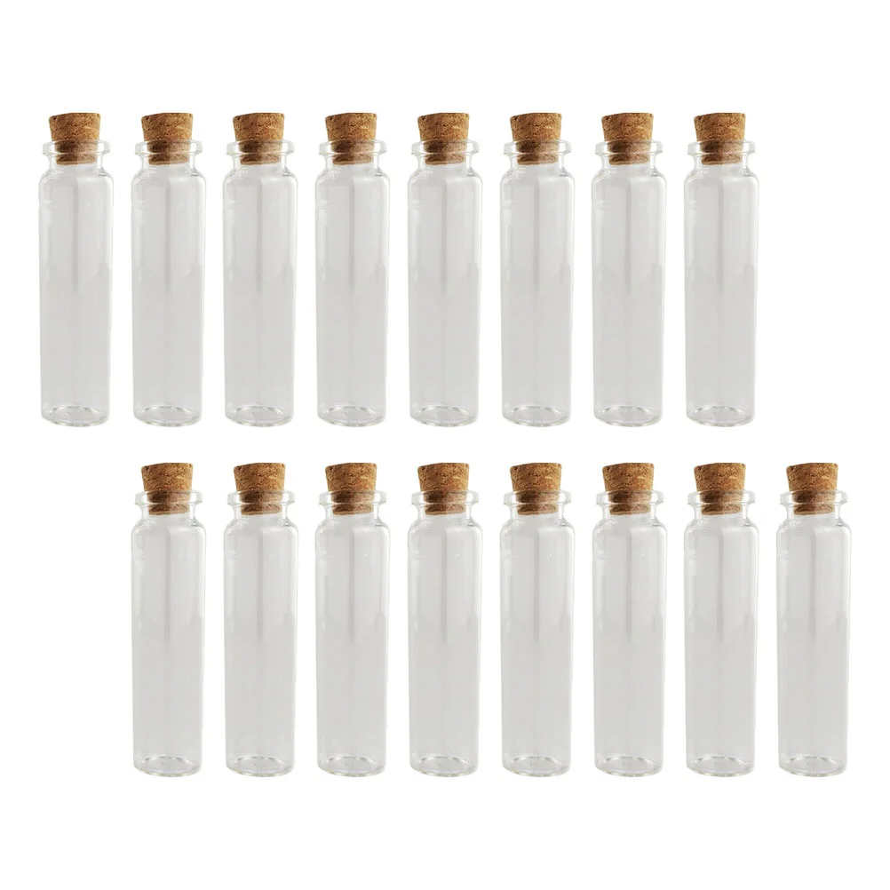 

Mini Diy Jars Cork Jar Decoration Clear Vials Crafts Party Message Storage Drifting Stoppers Corks Tiny Favor Craft Vial Baby