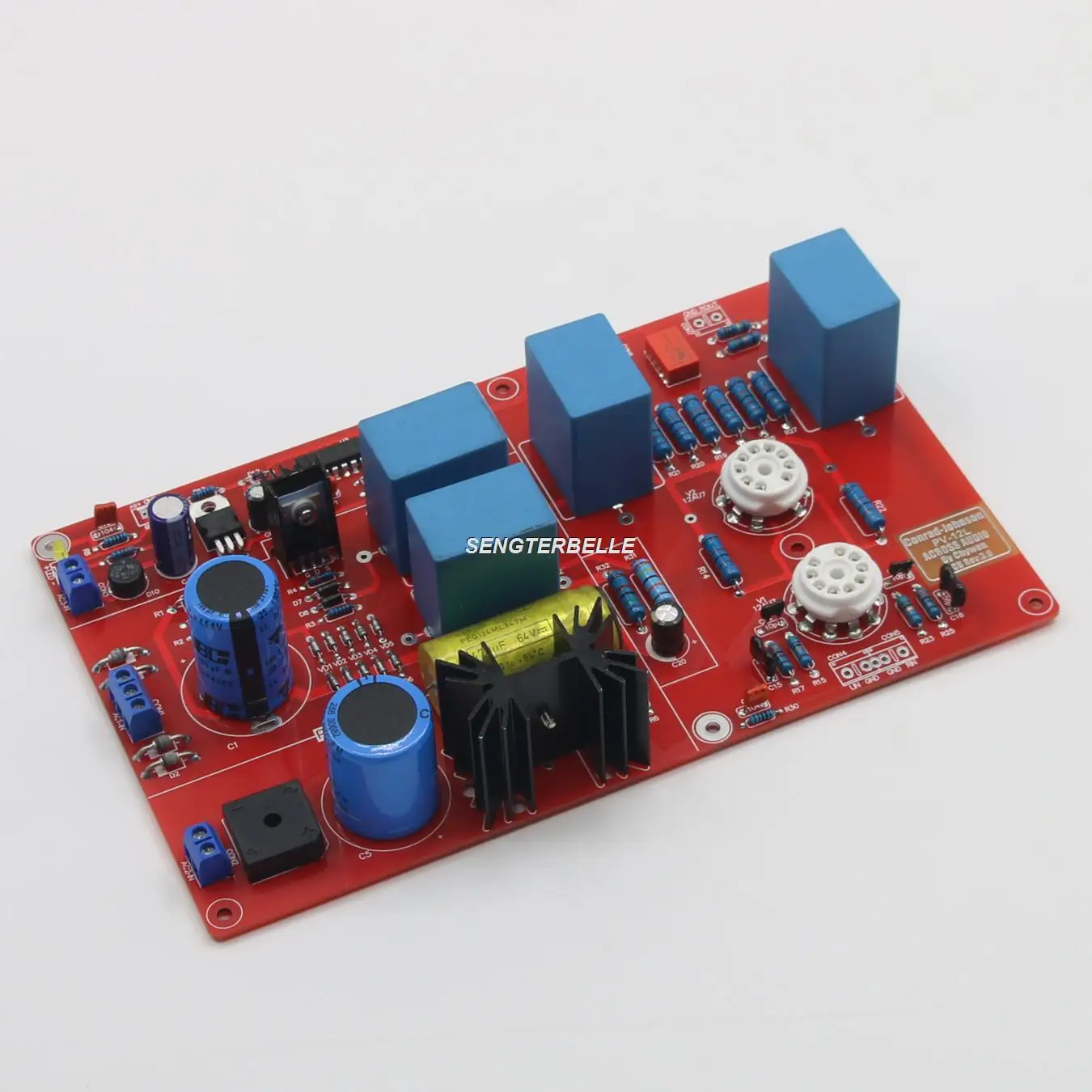 

HiFi ECC82 / 12AU7 Vacuum Tube Stereo Preamplifier Board Kit Refer Conrad-Johnson PV12L Preamp Circuit