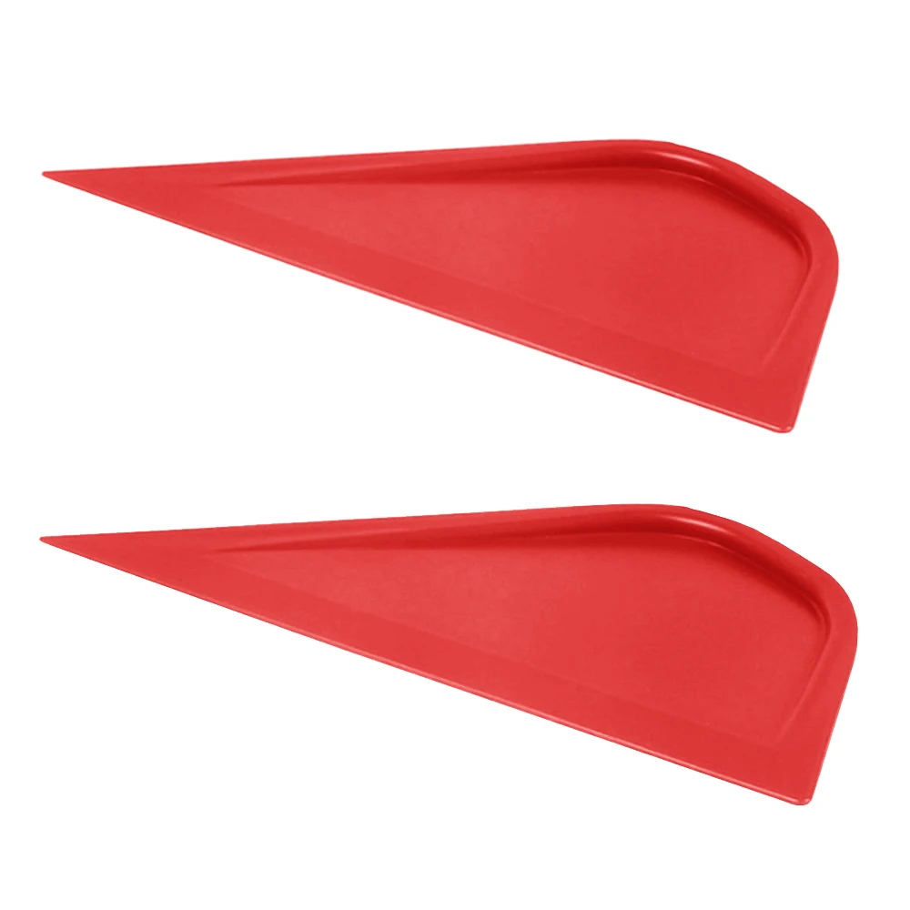 

2 шт. автомобильный угловой треугольный скребок для пластиковых карт, скребок для плотных помещений, виниловые изгибы, слот для тонировки окон, инструмент