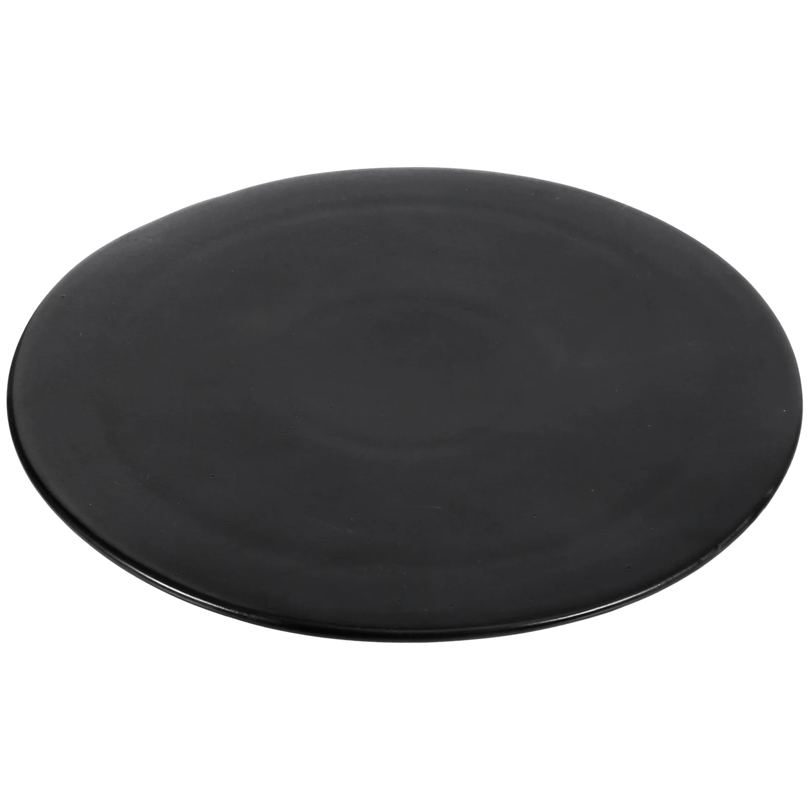 

Serving Plate Tray Party Cake Platter Fruits Cream Lunch Dishes Black Round Dessert Holder Ice Mousse Plates Dinner Snack