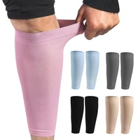 1 pair calf protection warm stretch socks unisex solid leggings soccer football protection leg calf cover