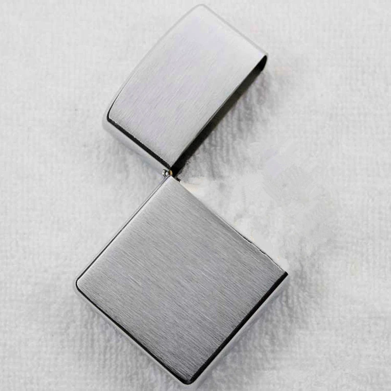

Retro Brushed Silver Lighter Case Metal Outside Protect Holder Alloy Replace Shell For ZP Kerosene Petrol Lighters Free Shipping