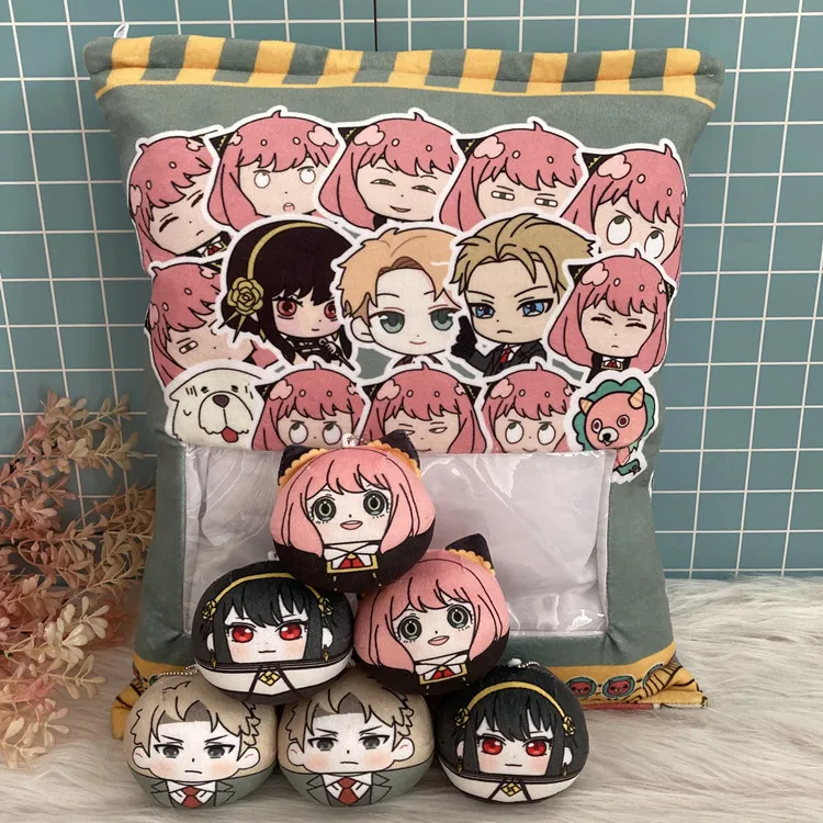 

Anime SPY×FAMILY Twilight Loid Anya Yor Forger Cute Plush Doll Stuffed Snacks Throw Pillow Toys Cosplay Cartoon Cushion Pendant