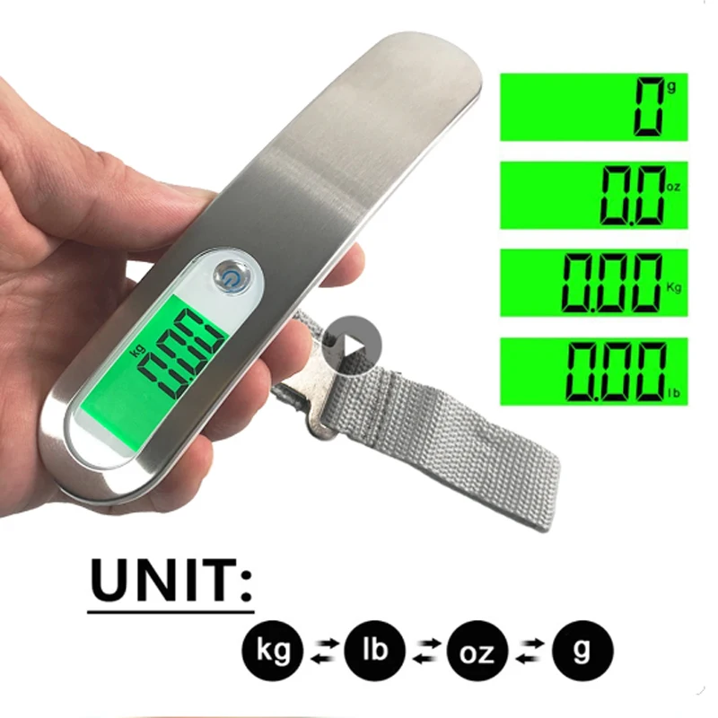 Портативные Цифровые Подвесные Весы С ЖК-дисплеем Инструмент Для Взвешивания