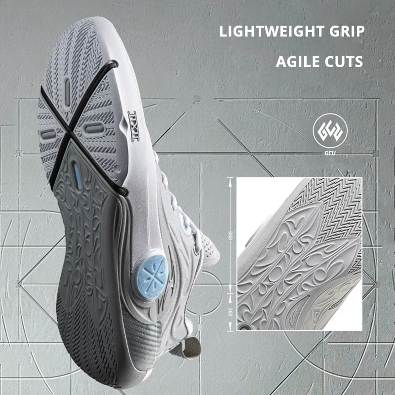 Фото Мужские профессиональные баскетбольные кроссовки Li-Ning WAY OF WADE 12, кроссовки для соревнований с подкладкой из углеродного волокна ABAV085 №4