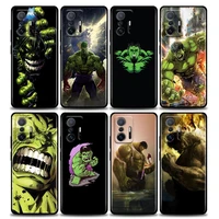 the incredible hulk green gaint phone case for xiaomi mi 12 12x 11t x4 nfc m3 f3 gt m4 pro lite ne 5g poco m3 m4 x4 tpu case