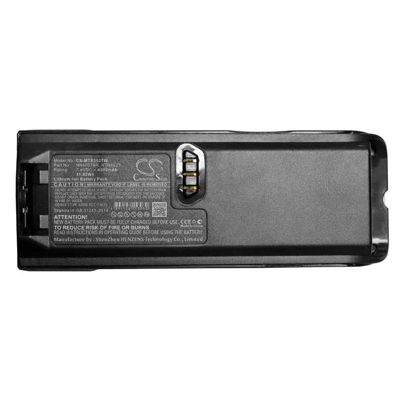 

Cameron Sino 4300mA Battery for Motorola NTN8294A,NTN8294AR,NTN8294B,NTN8294BR,NTN8923,NTN8923AR,RNN4007AR