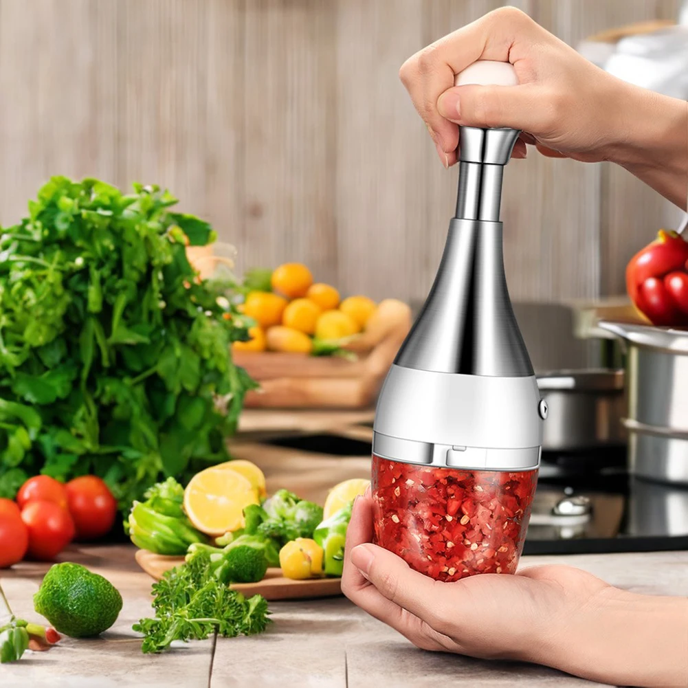 Ручной измельчитель еды Портативная мясорубка для овощей без легких перца и