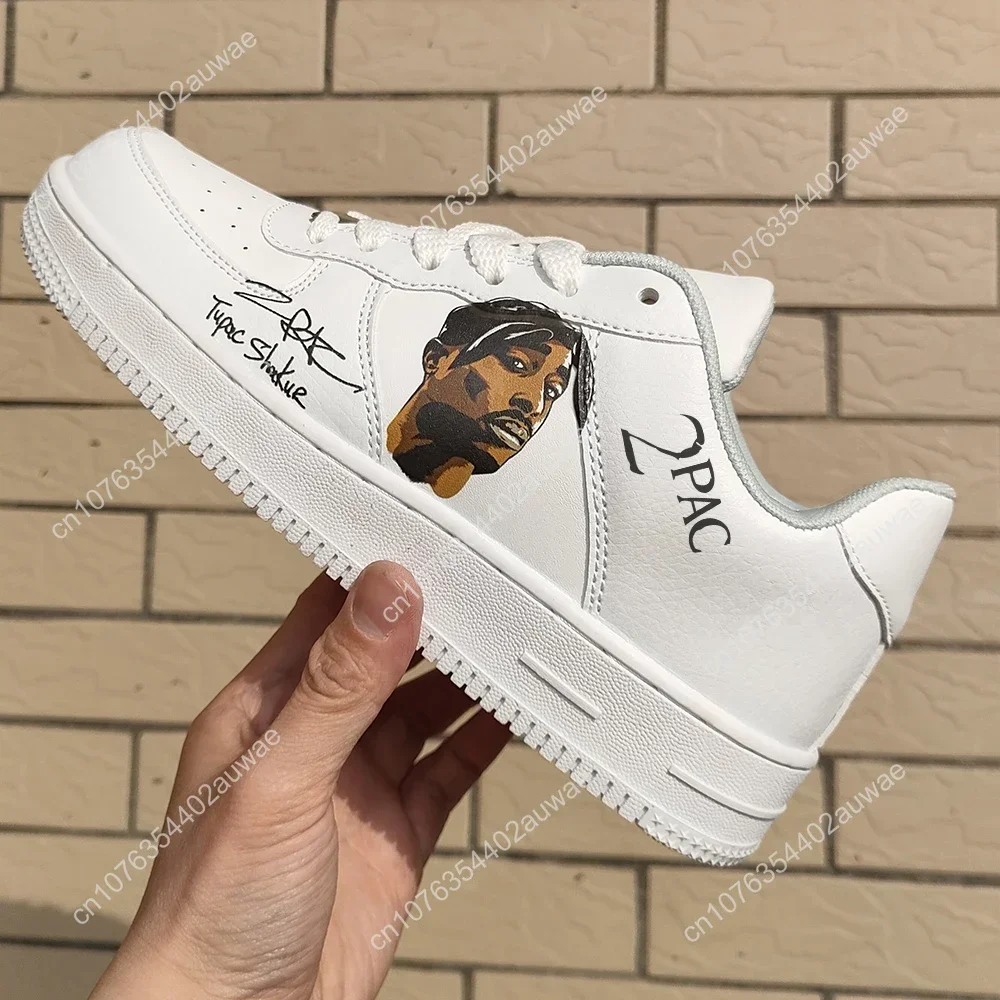 Рэпер 2Pac Тупак мода uomo donna Scarpe повседневные кроссовки piattaforma maschile Россия для