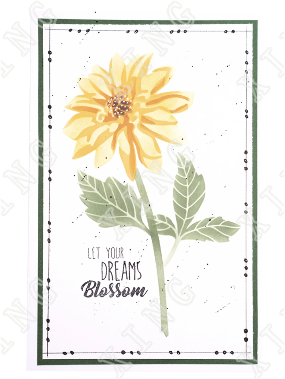 Новинка трафареты Anemone Dahlia Цветочная Магнолия для рисования своими руками | Дом и