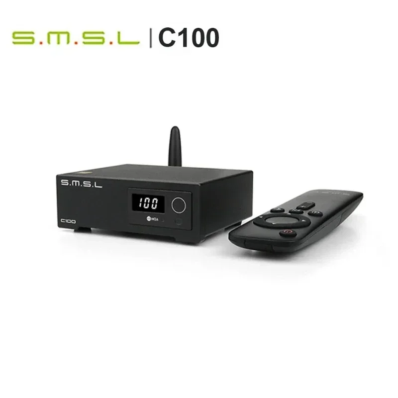 SMSL C100 MQA USB-декодер HIFI аудио ЦАП AK4493S декодирование XMOS XU316 32 бит 768 кГц DSD512 вход