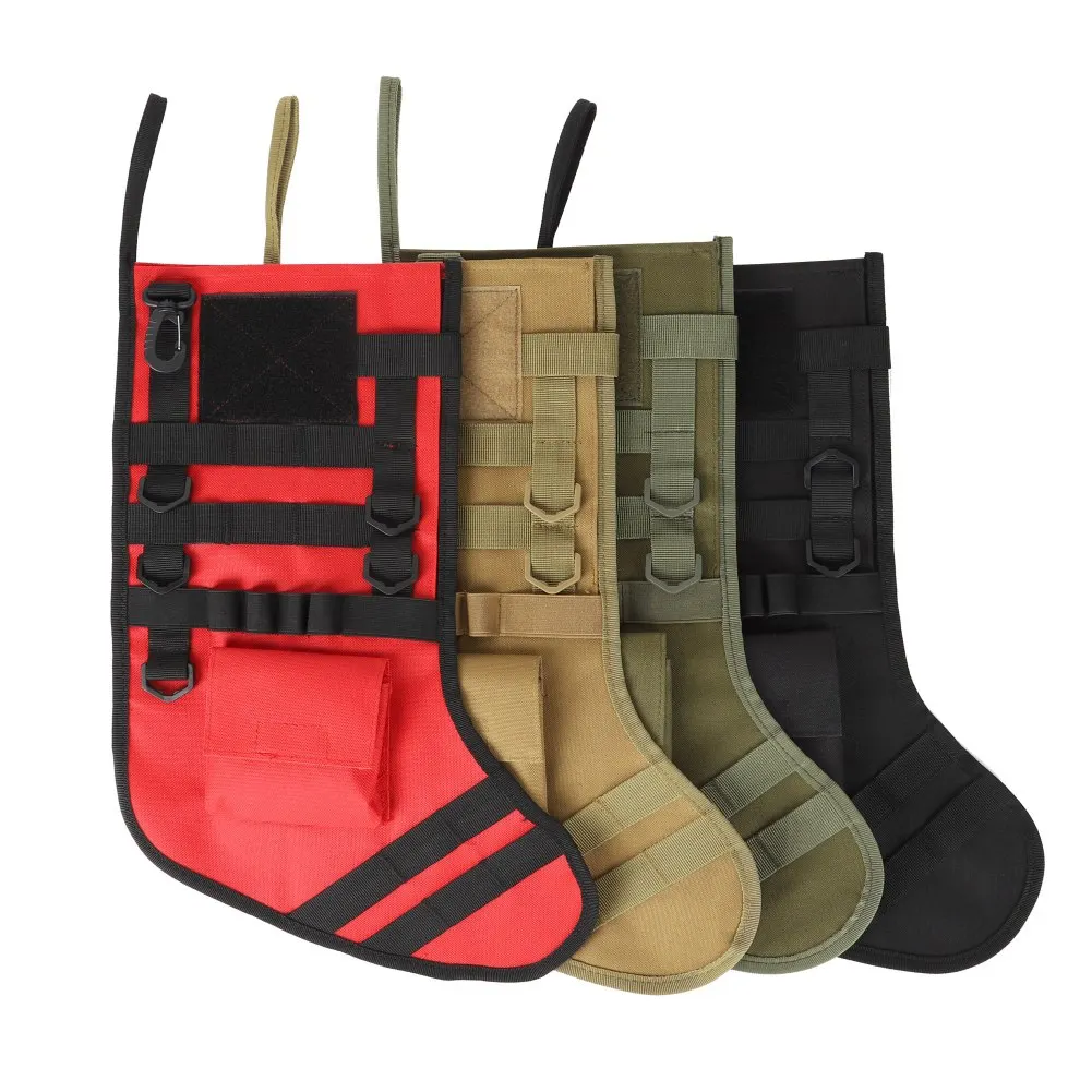 

Tactical Christmas Stocking Socks MOLLE Dump Drop Pouch Utility EDC Storage Bag Military Combat Hunting Pack Magazine Pouches