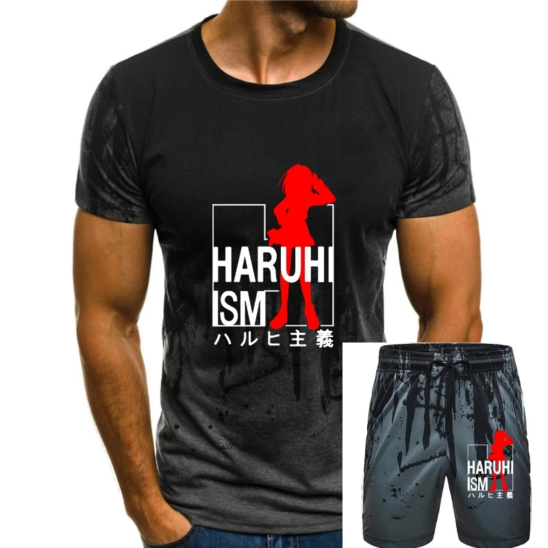 

Melancholy Харухи сузамия футболка Haruhiism логотип для мужчин и женщин