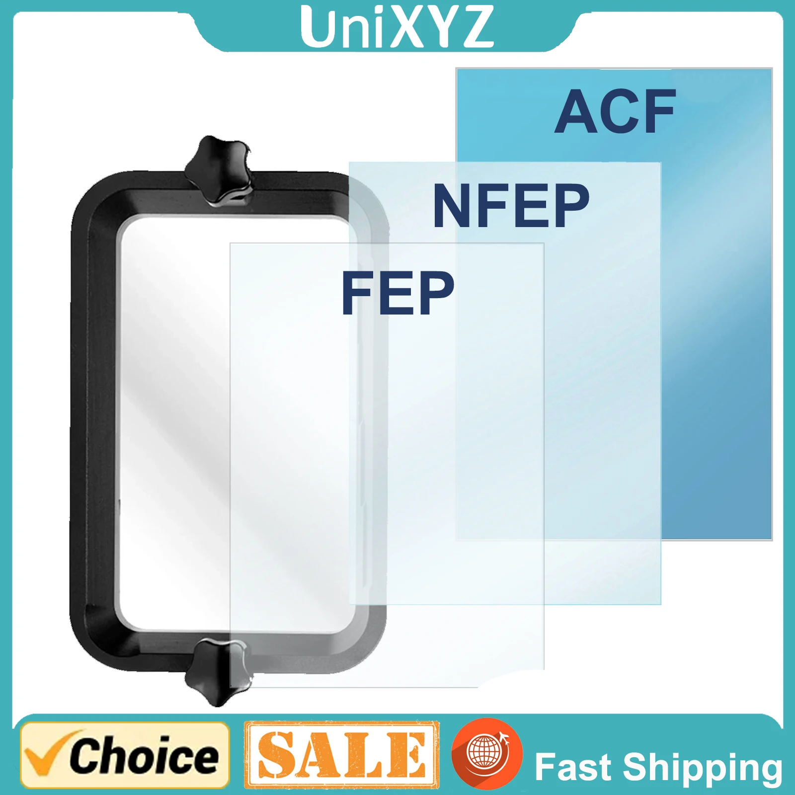 Фото 2 шт. FEP FPA nFEP ACF пленка для Elegoo Saturn Mars 2 3 4 Ultra Anycubic Photon M5 M7 Max Pro Mono Creality Halot Mage S №1