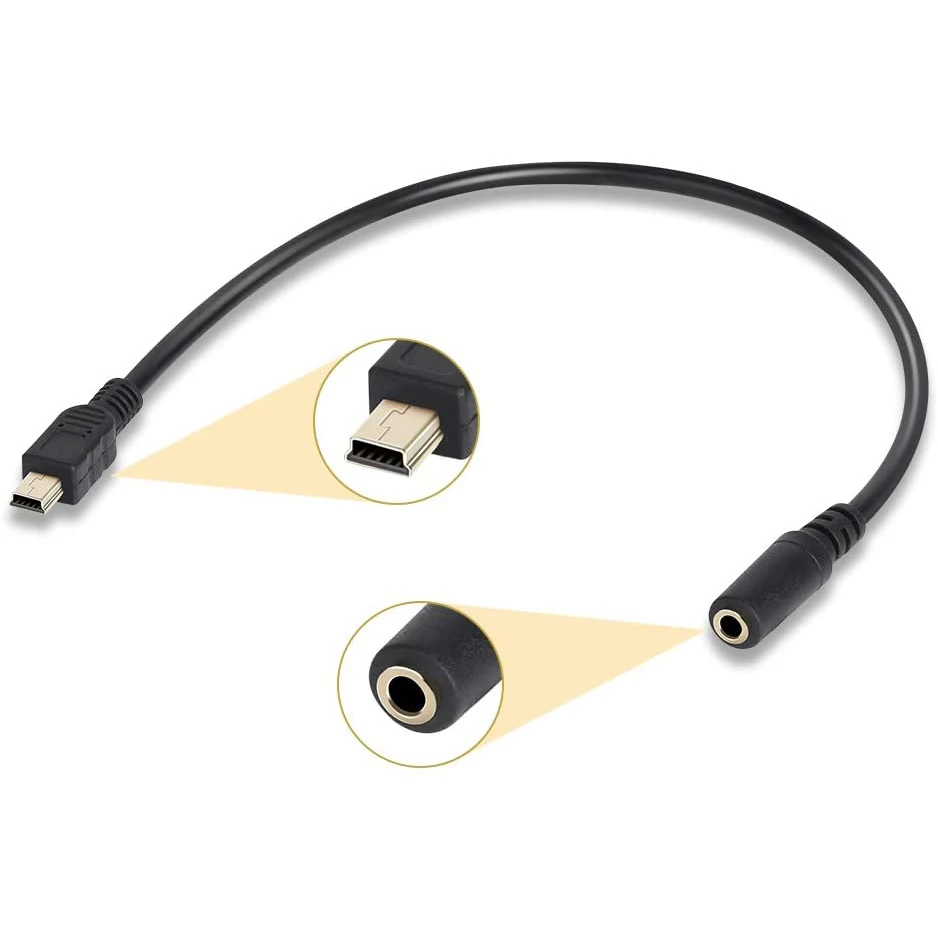NUOLIANXIN 3 5 мм Женский до Pin Mini USB Мужской микрофонный кабель адаптера | Электроника