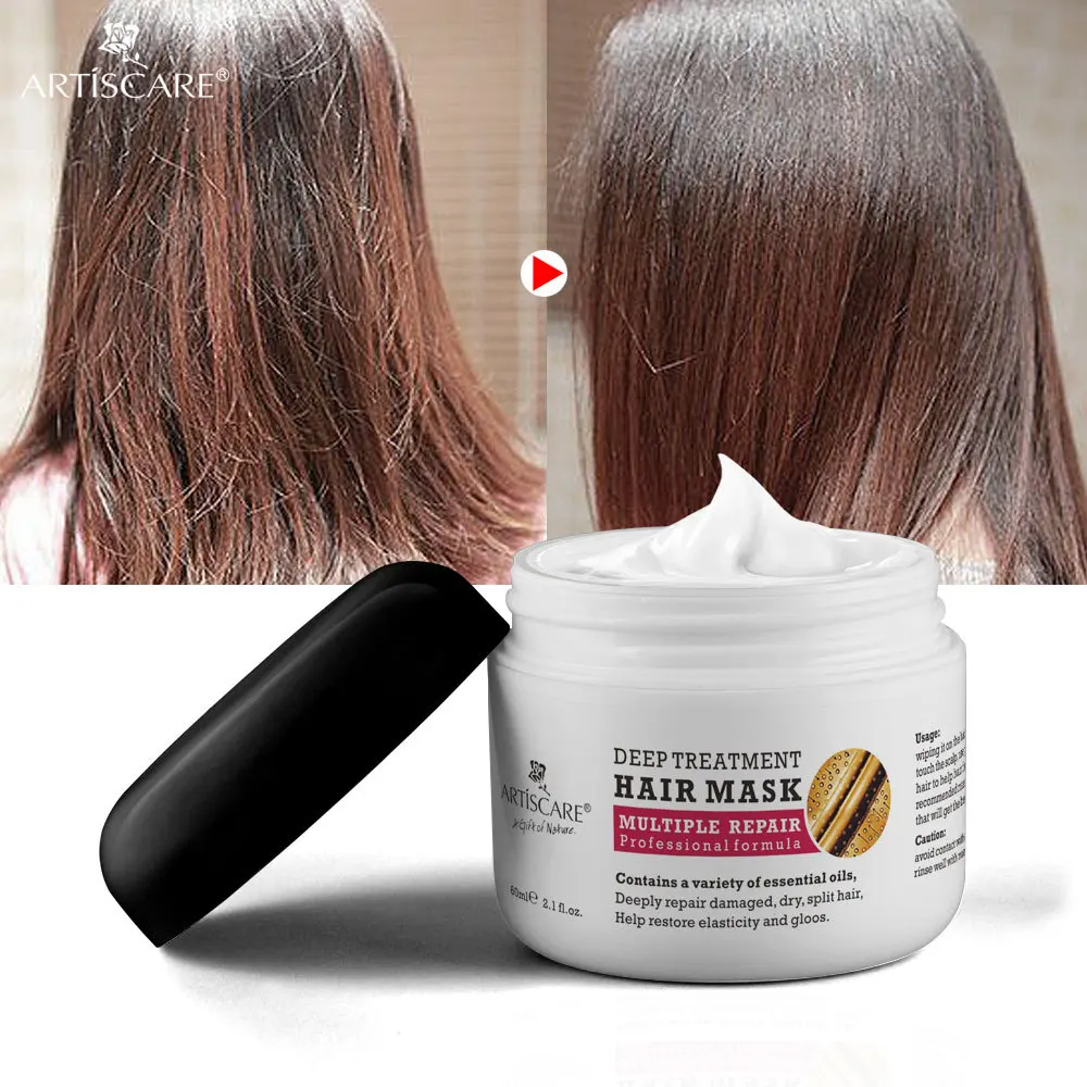 

ARTISCARE Hair Mask Repair Damaged Hair Keratin Anti-Hair Loss Treatment Improve Dryness for Frizz Nourishing Smooth Scalp Care