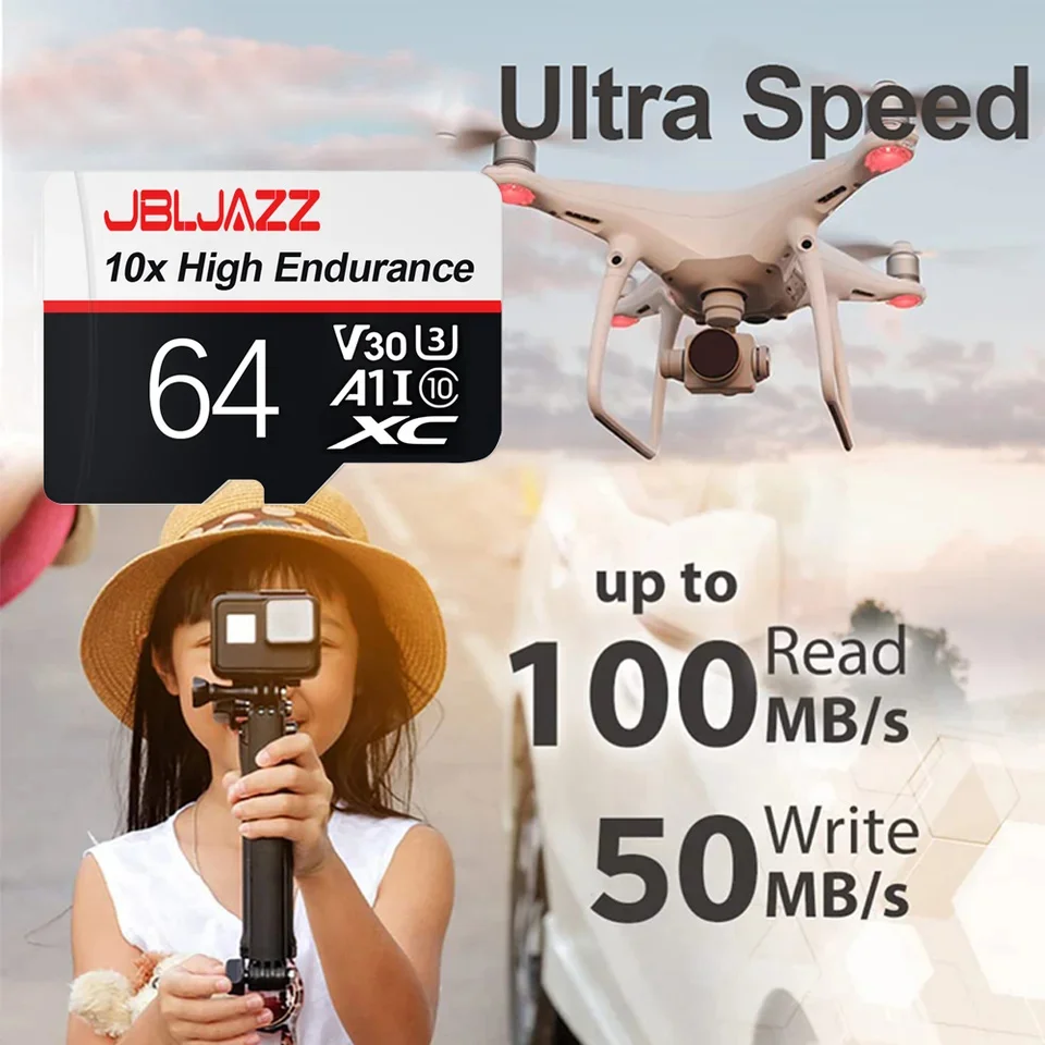 Фото Оригинальная карта памяти A2 256 ГБ, 128 ГБ, 100 МБ/с, 64 ГБ, Micro SD-карта класса 10 UHS-1, флэш-карта Microsd TF + карта Type-C для Switch №2