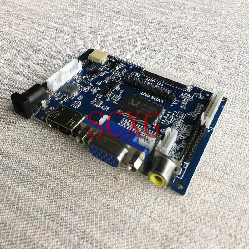 Плата контроллера дисплея ЖК-экрана подходит для Φ/TLE2/TLF1/TLL1 14 "HDMI-совместимый комплект LVDS 40-Pin AV VGA 1366*768