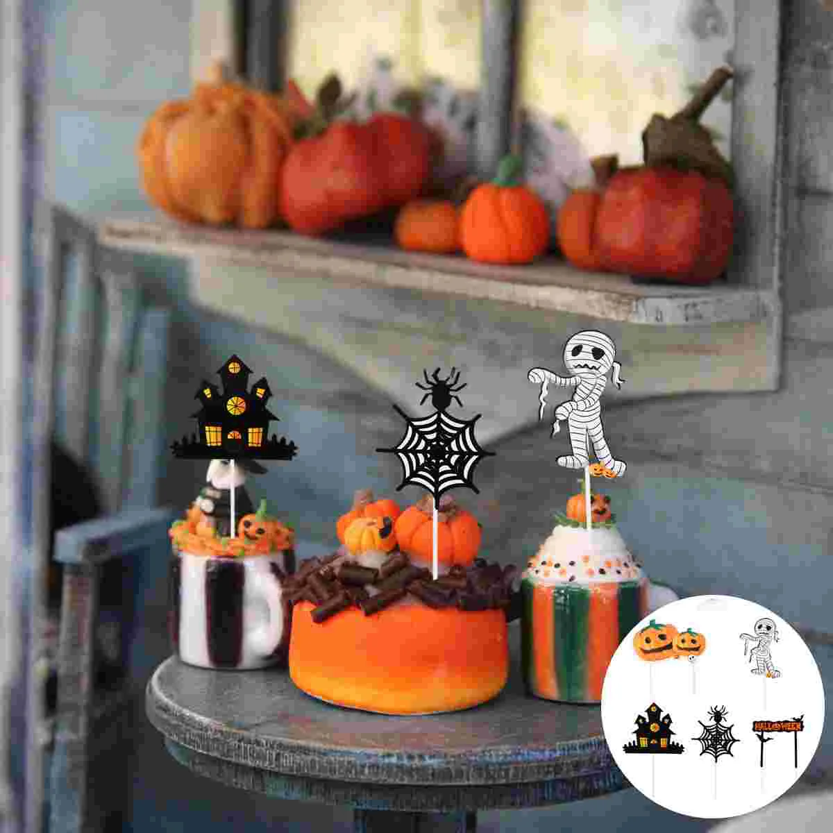 

Cake Picks Toppers Topperpick Dessert Cupcake Treat Fruit Decoration Party Decorations
