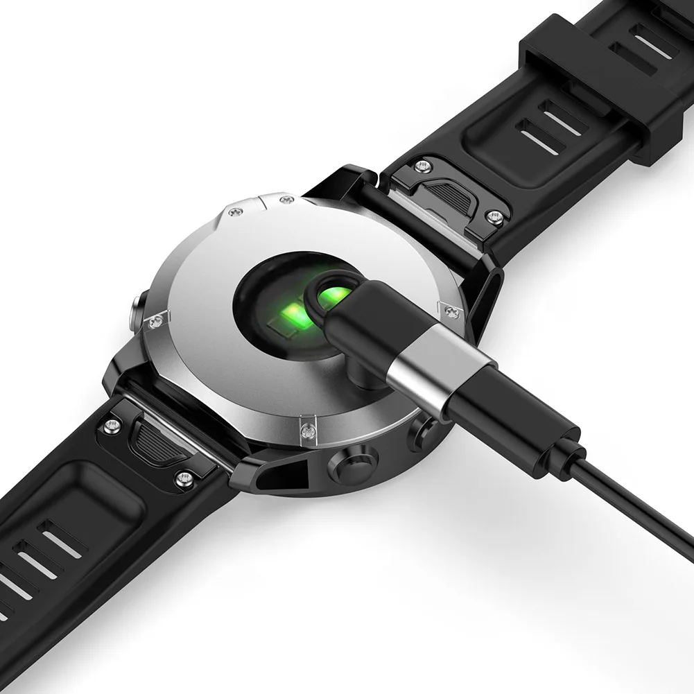 Переходник для зарядного устройства с разъемом USB Type C/Micro/ios на 4 контакта Garmin Fenix