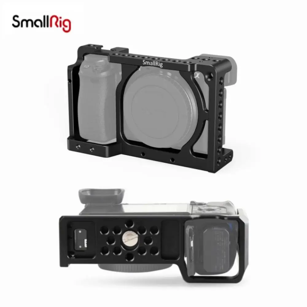 

SmallRig Camera Cage Rig for Sony A6500 Cage for Sony A6300/A6000/A6500 Nex-7 Camera with Shoe Mount Thread Holes 1661