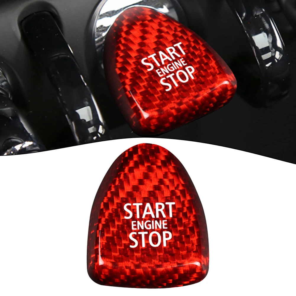 

Car Engine One Key Start Button Cover Trim For MINI F54 F55 F56 F57 F60 JCW Startknopfabdeckung Trim Carbon Decoration