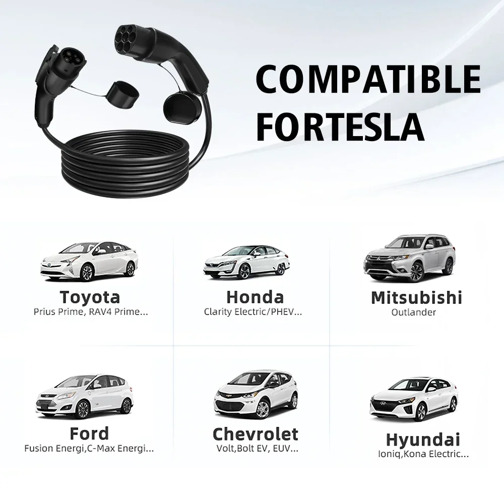 Lonlink PortableEV Зарядный кабель типа 2 для 1 32A 7 кВт электромобиль гибридные автомобили