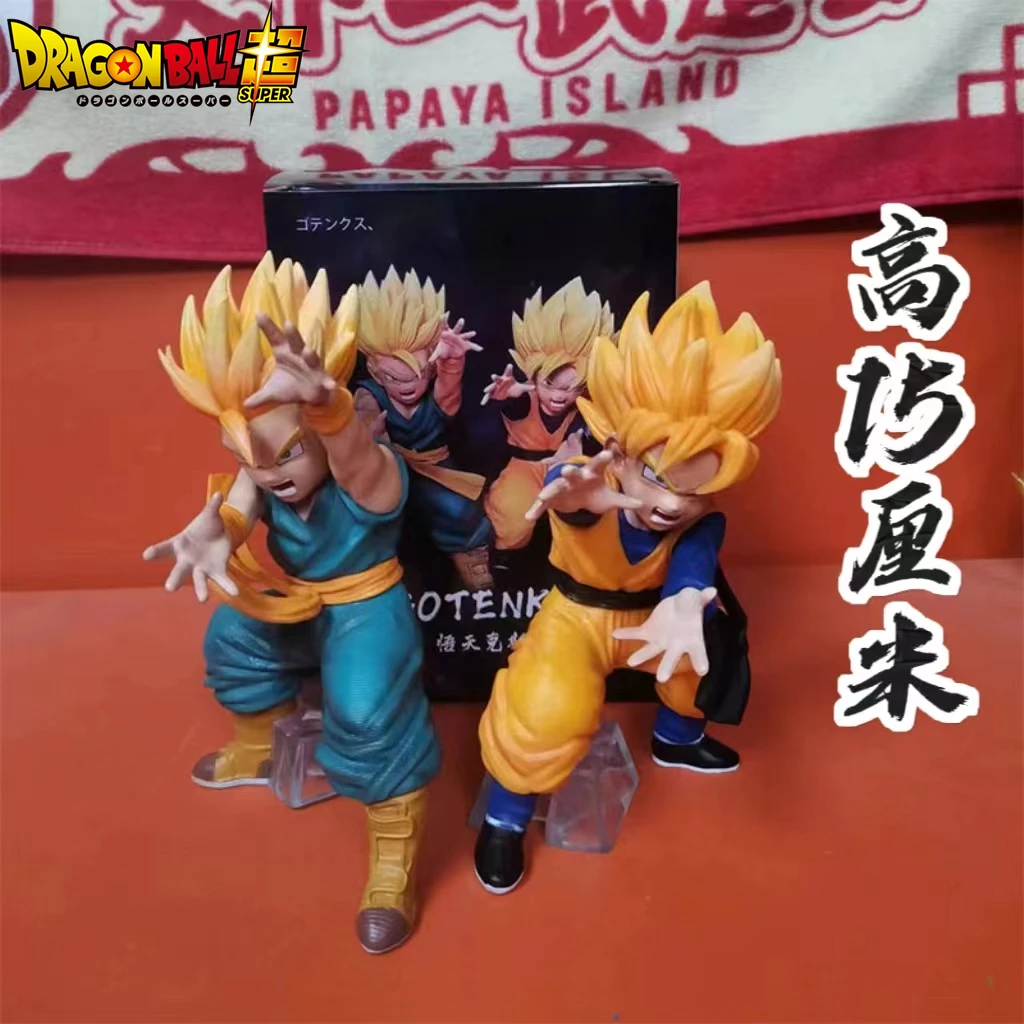 

Фигурки героев аниме Dragon Ball Z GK Super Saiyan Son Goten, ПВХ экшн-фигурка DBZ, Коллекционная модель, настольное украшение, игрушка в подарок