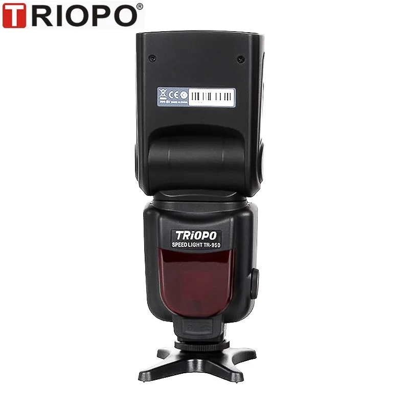 Фото TRIOPO TR-950 Flash Speedlite GN35 ЖК-дисплей для Canon 7D Mark II 5D Mark II III IV 1300D 1200D 1100D 750D 700D 650D 600D 550D №1