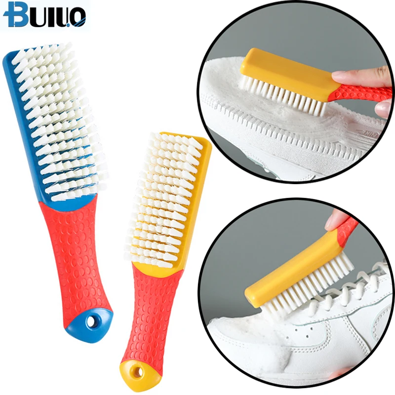 

Shoe Brush Household Shoes Washing Brush Plastic Long Handle Shoe Clean Brush Multipurpose Home Laundry Sneakers Cleaning Tool