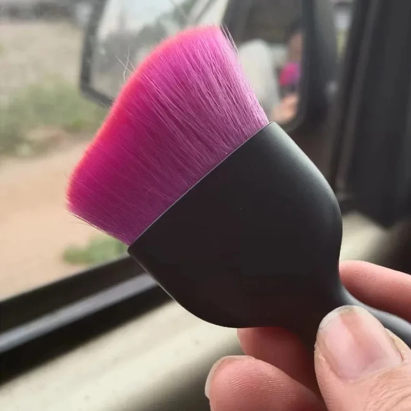 Автомобильный вентиляционный отверстие фиолетовая чистка мягкая щетка для