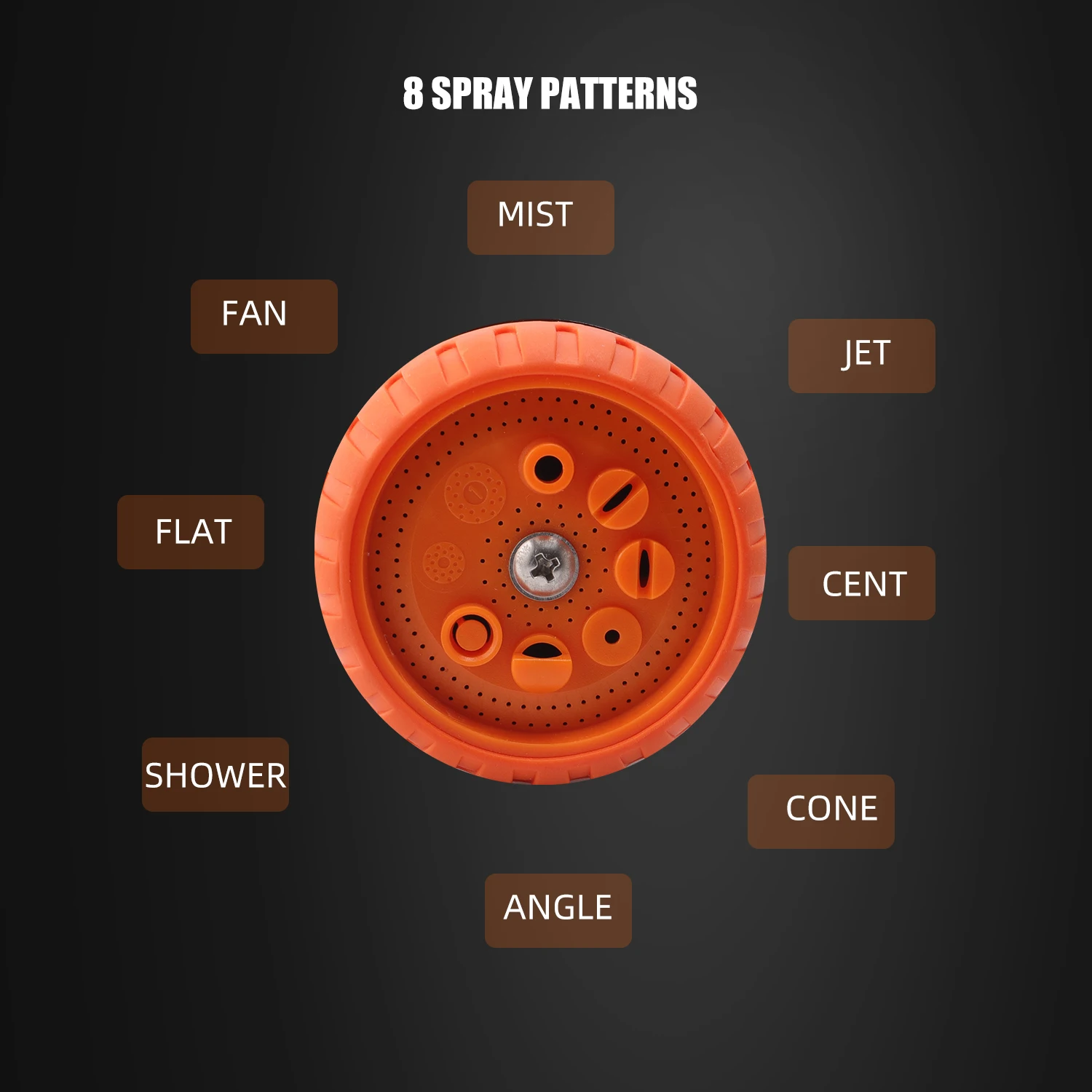 Фото SPTA Ручной многофункциональный пистолет-распылитель для полива Автомойка Распылитель высокого давления Садовый распылитель Распылитель для орошения №5