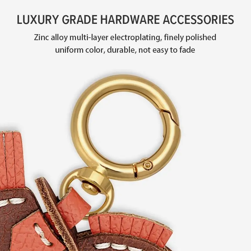 EverToner для сумки Longchamp подвесной орнамент натуральная кожа подвеска-качалка