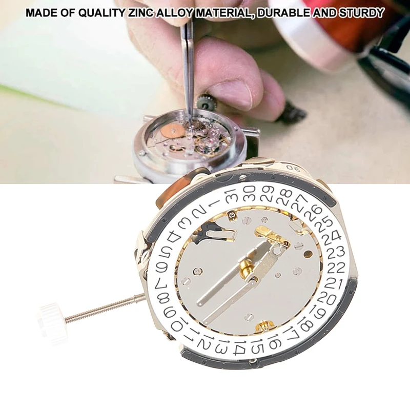

Часы кварцевые 3520D, часовой механизм, сменный механизм, белый механизм, 6,12 маленький секундный многокинетический часовой механизм 3520.D для RONDA