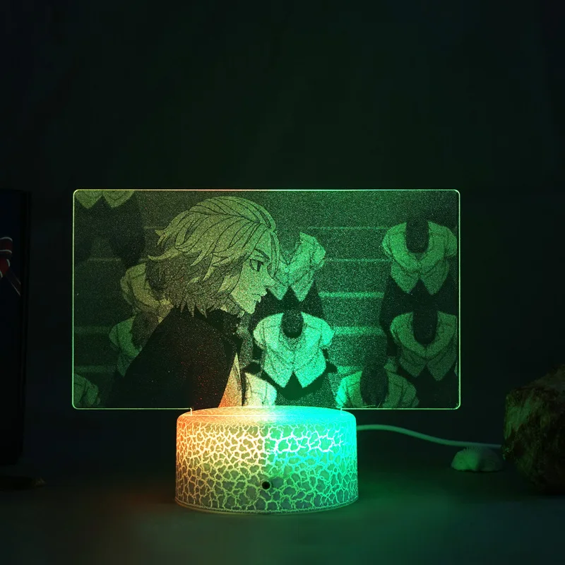 

Ночсветильник в стиле аниме 3D, милое украшение для комнаты, настольная лампа для мам и детей, светодиодная лампа для жилья, манги, USB, подарок ...