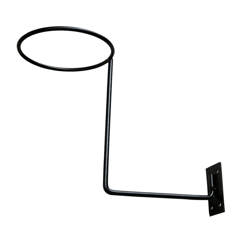 

Black Paint Wall Mount Helmet Holder Stand Cowboy Sun Hat Ball Wig Scarves Cap Rack Hook Display Stand