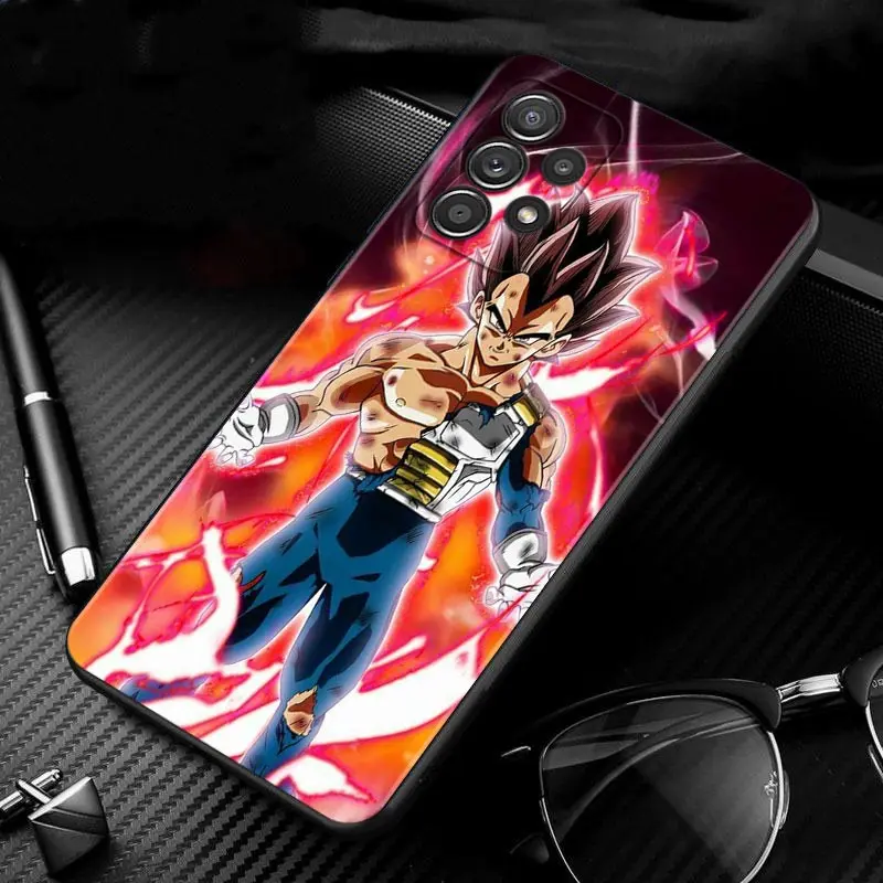 Чехол для телефона Samsung A12 A52 A51 A32 A21s A71 Galaxy A31 A02s A72 A41 A03s A22 A13 Capa Vegeta Prince Dragon Ball Son Goku |