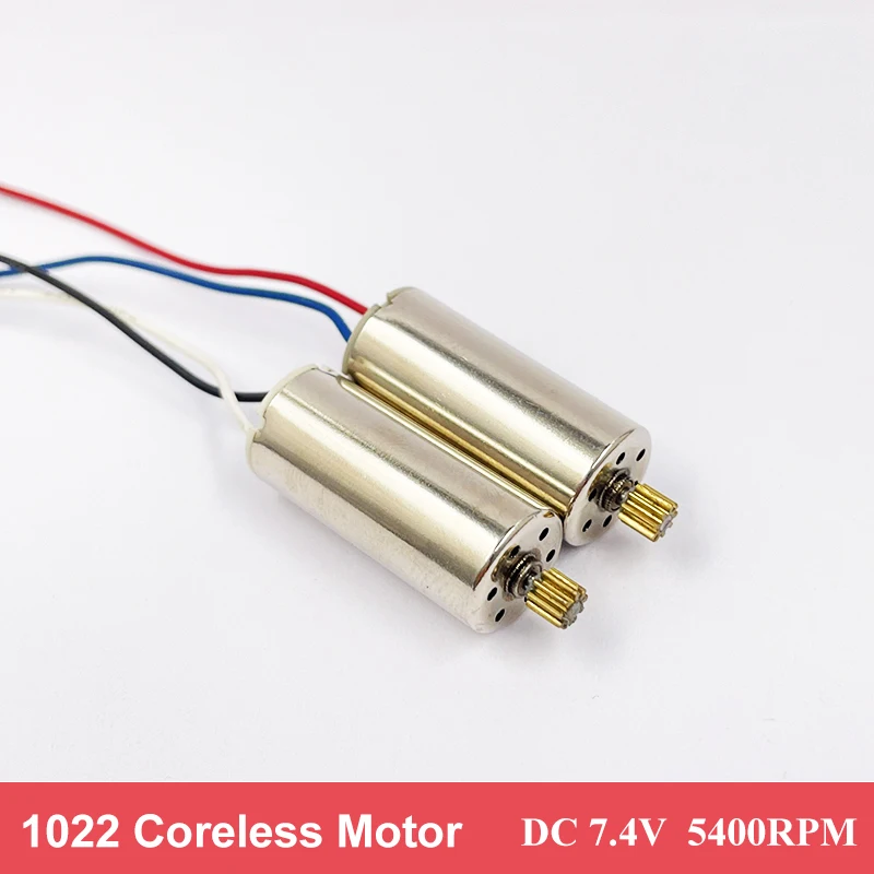 Мини-двигатель без сердечника, 1022-3,7 в, 7,4 об./мин., 2 шт.