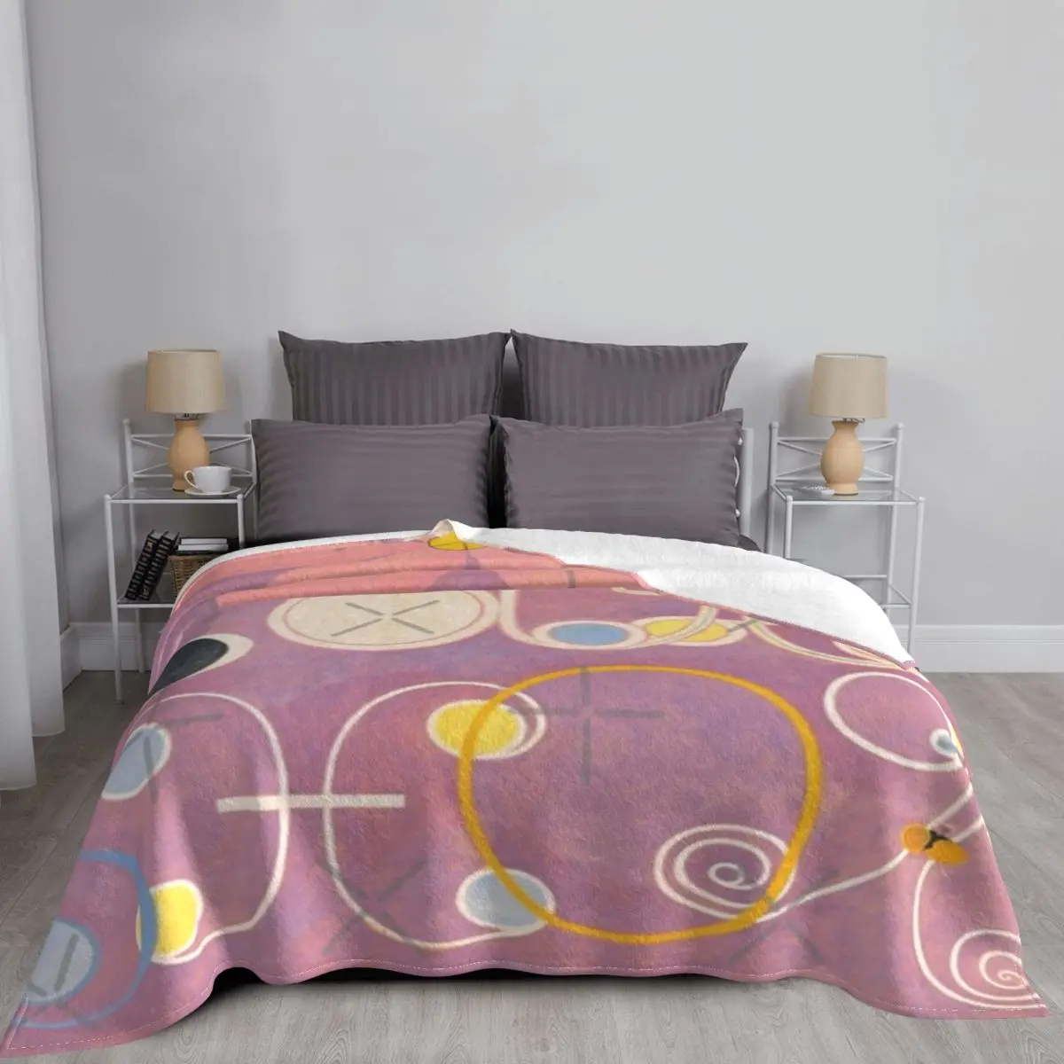 Hilma Af Klint — десять больших размеров No 6 одеяло для взрослых IV покрывало на кровать