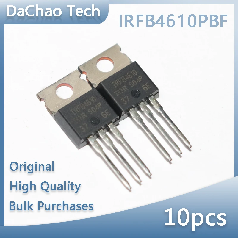 

10pcs IRFB4610PBF IRFB4610 100V 73A 190W IR FET TO-220 Original New