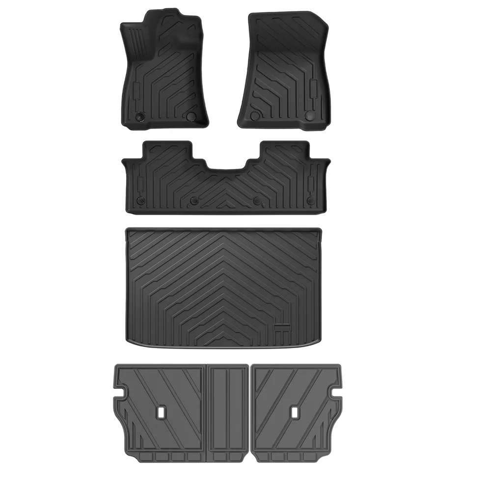 

LHD для BYD Formula Leopard 5 2025 2024 2023, коврики и вкладыши из ТПЭ, 3D водонепроницаемые автомобильные коврики для спинки двойного ковра