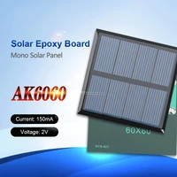 1pcs 0 526v 100150200ma solar panel battery module epoxy board solar cells epoxy resin ab glue pcb glass fiber base plate