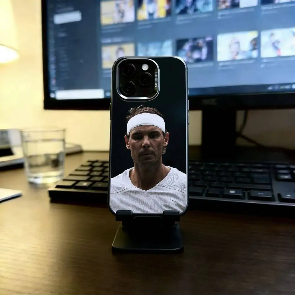 Чехол для телефона Rafael Nadal для iPhone 17, 16, 15, 14, 13, 12, 11 Plus, Pro Max, XS, цветной серебристый чехол-накладка (art.: 3920d9922abdf) - 3920d9922abdf