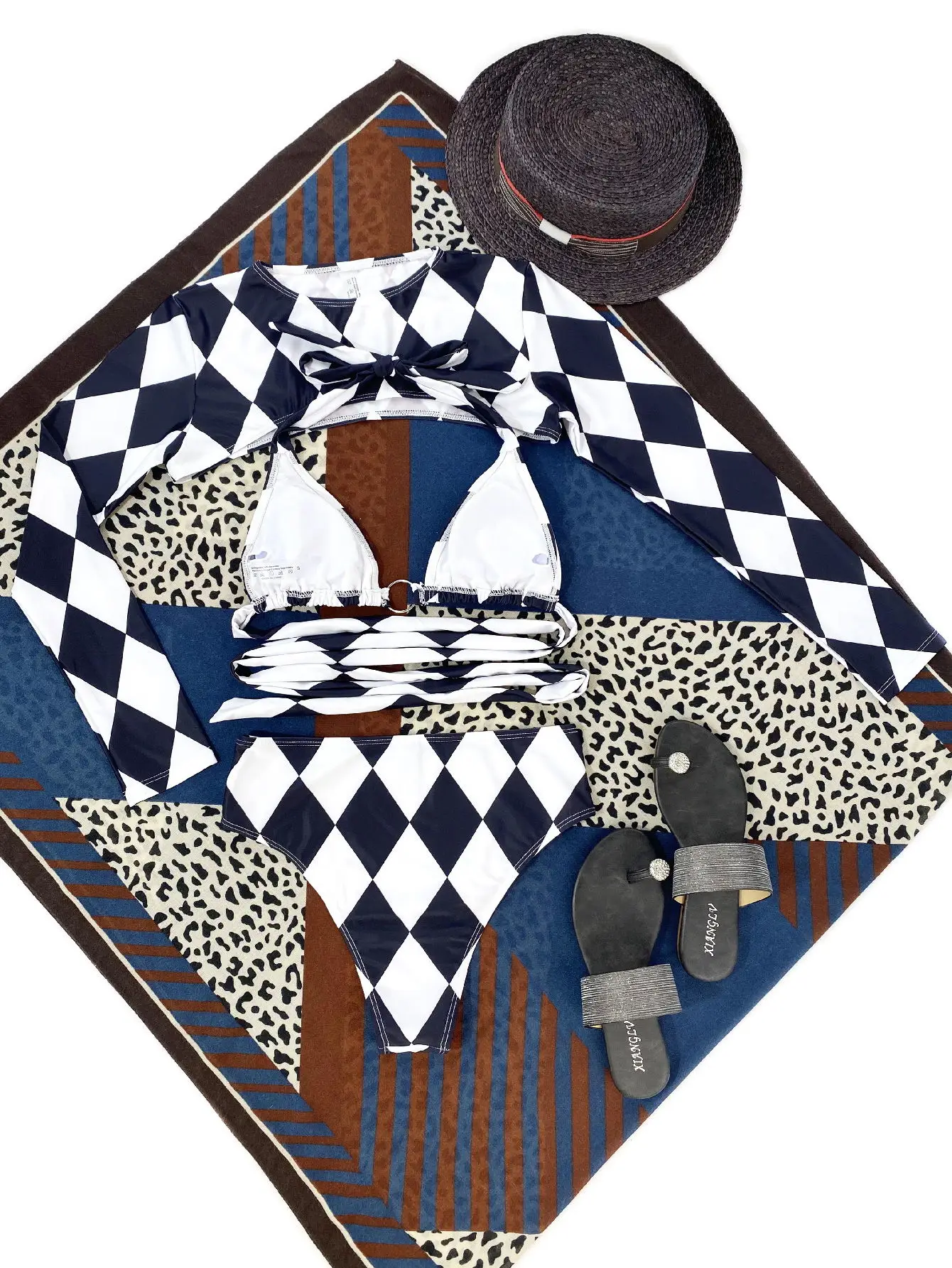 Новинка 2023 Цельный купальник сексуальное бикини для плавания Женский раздельный