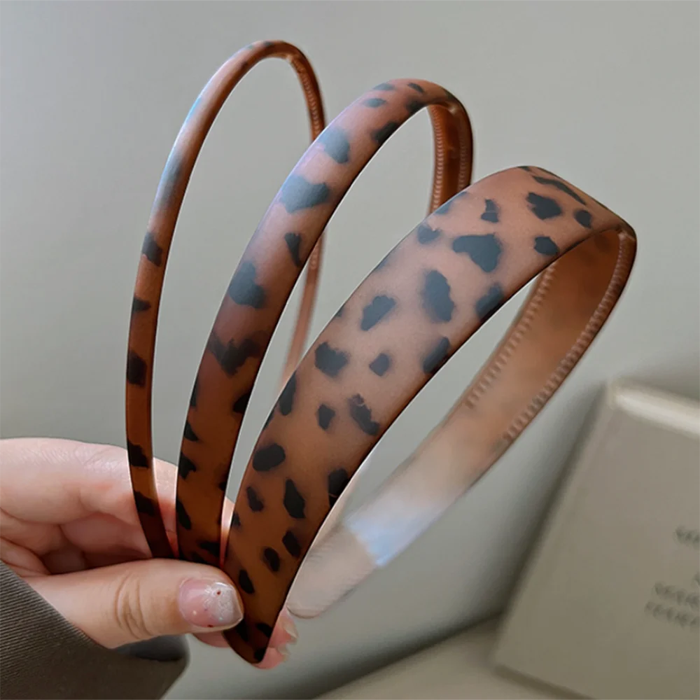 3 шт. повязка на голову в стиле ретро с леопардовым принтом для женщин и девочек