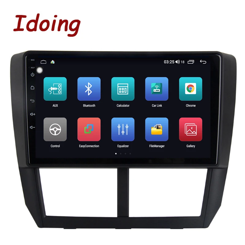 Idoing 9"Android Radio Head Unit For Subaru Forester WRX 2008-2014 Car Multimedia Video Player Navigation GPS Plug And Play DSP images - 6