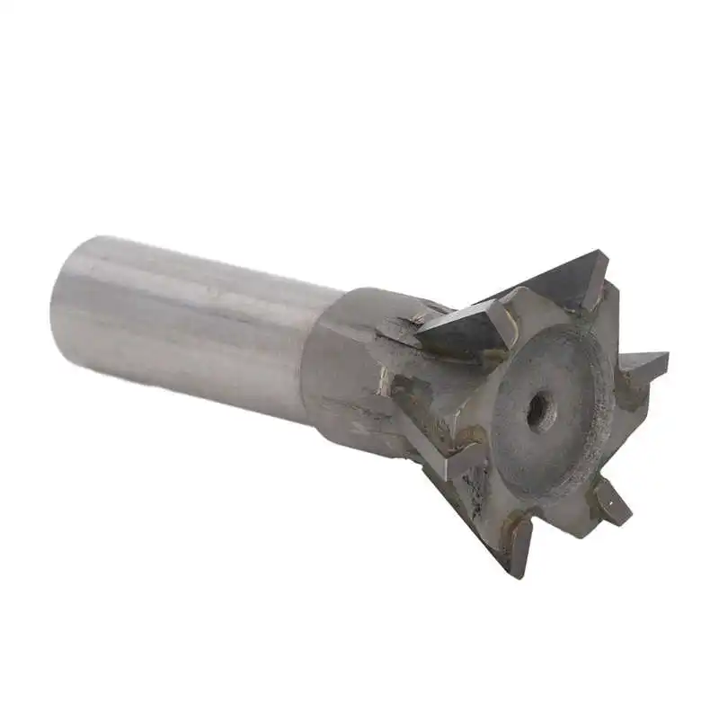 

Dovetail Milling Cutter Labor Saving Straight Shank Universal 6 Flute YG8 Dovetail Bit for Metal