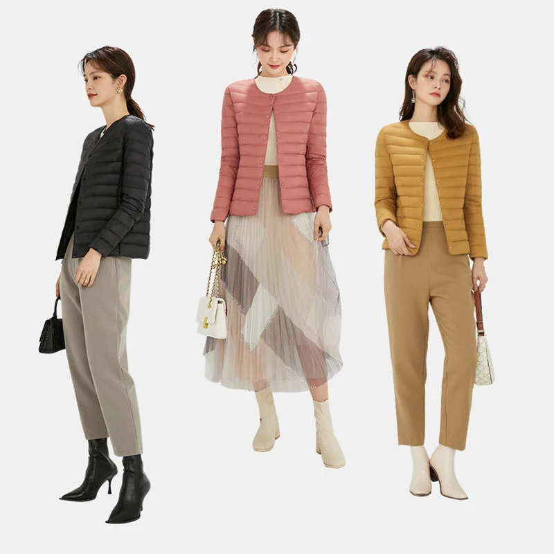 DEODAR Winter Plus Size White Duck Down Jacket for Women Ultra Light Portable Casual Waterproof Warm Coat for Office Lady S-4XL