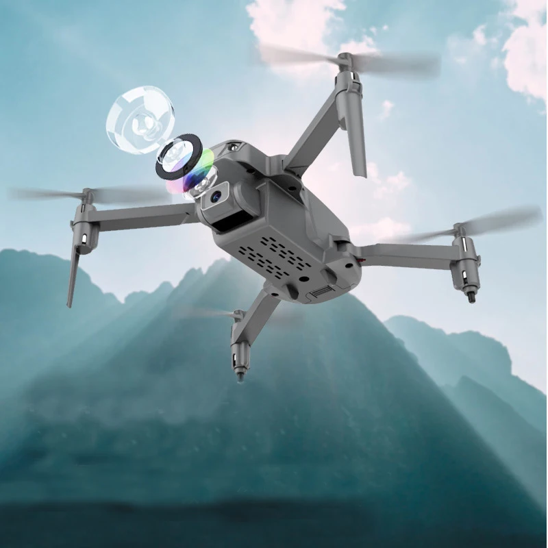 Электрический мини-Дрон S17 RC складной Квадрокоптер с дистанционным управлением 4K